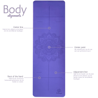 Yogamat Mandala Flower Lovely Lilac